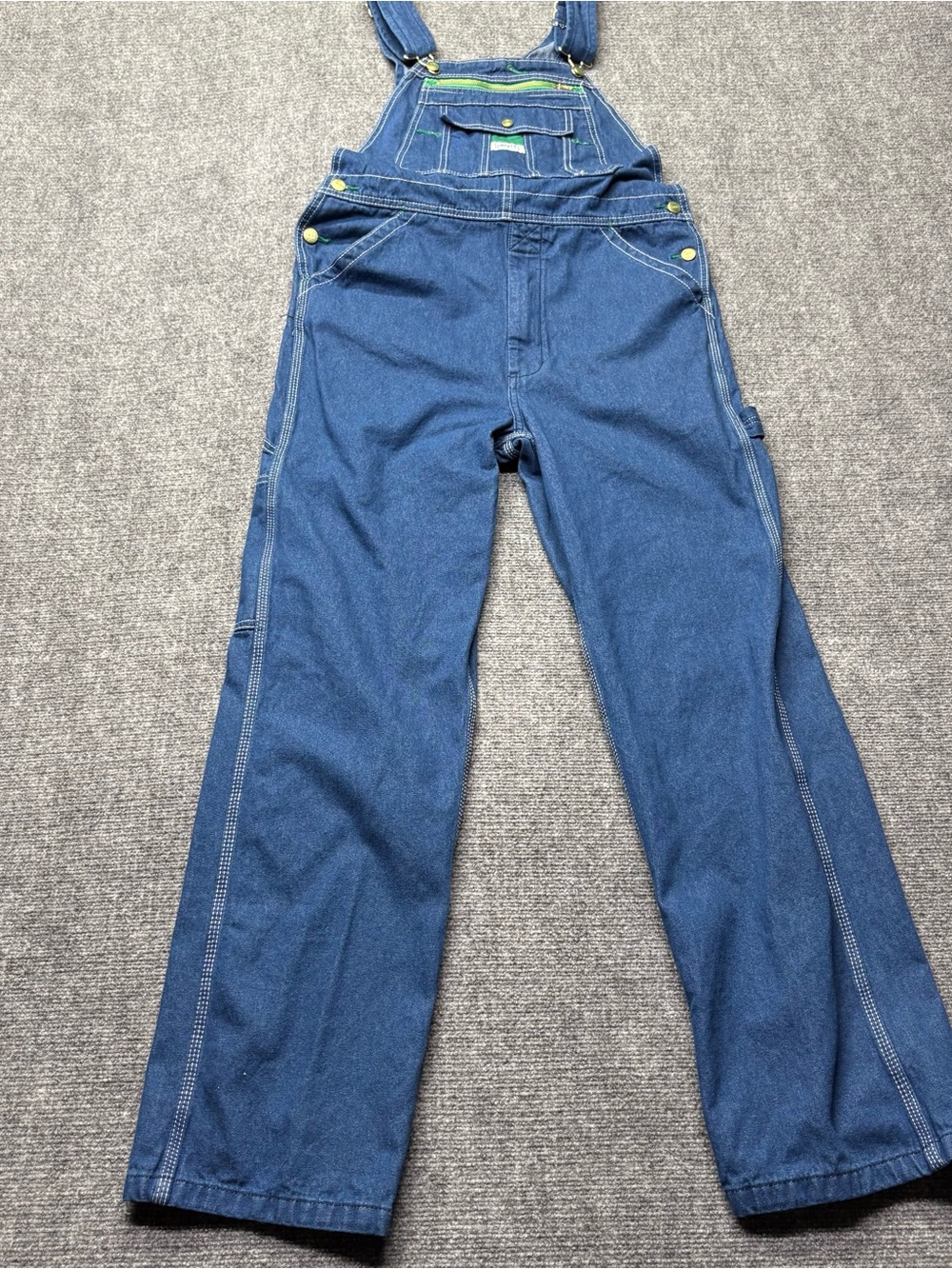 Liberty Bib Overalls Mens 32x32 Blue Carpenter Dungaree 100% Cotton Workwear